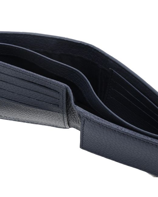 Bally Black Double-Fold Wallet
