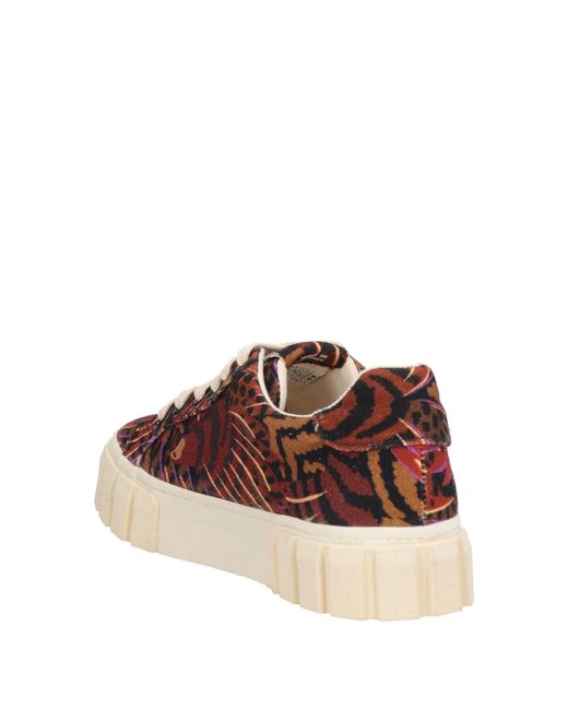 Farm Rio Brown Animal Print Low-Top Canvas Shoes