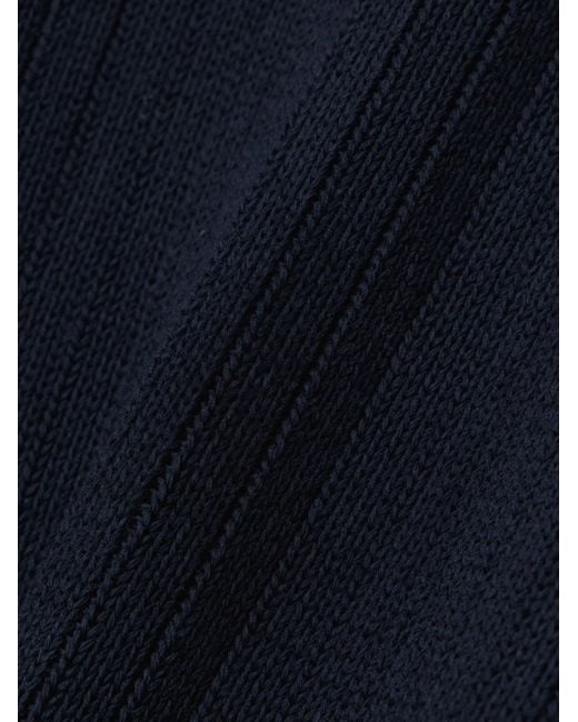 Nili Lotan Blue Ivenka Backless Halter Neck Dress