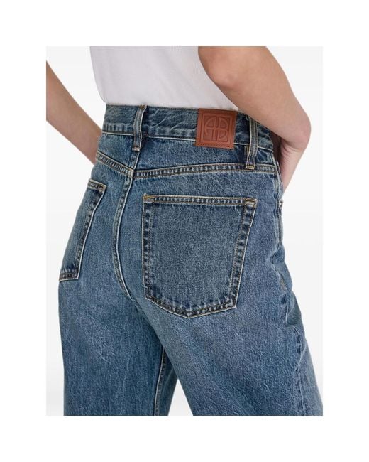 Anine Bing Blue Brie Jeans