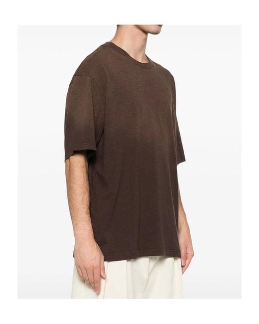 Axel Arigato Brown Short-Sleeved T-Shirt for men