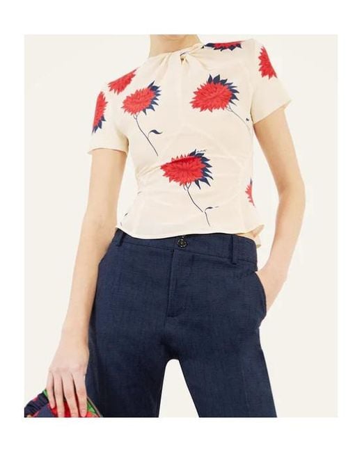 LaDoubleJ Multicolor Chignon Top