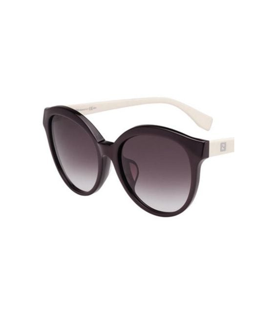Fendi White Full-Frame Sunglasses