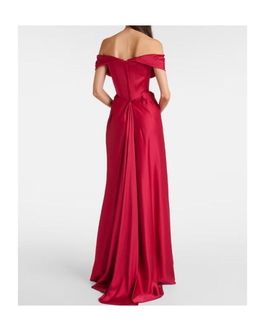 Vivienne Westwood Pink Nova Cocotte Satin Corset Gown