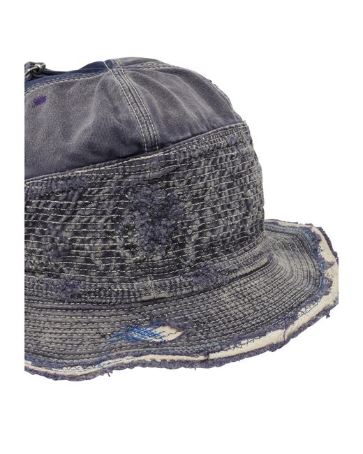 Kapital Gray Wide-Brimmed Fisherman's Hat for men