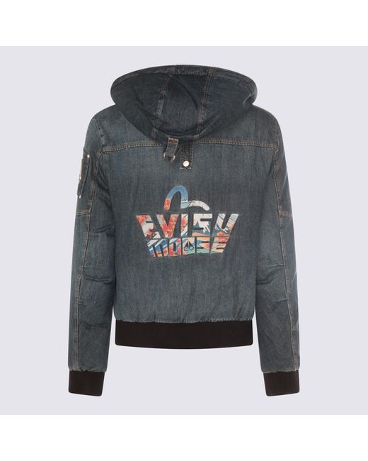 Moose Knuckles Gray Zipped Hooded Jacket for men