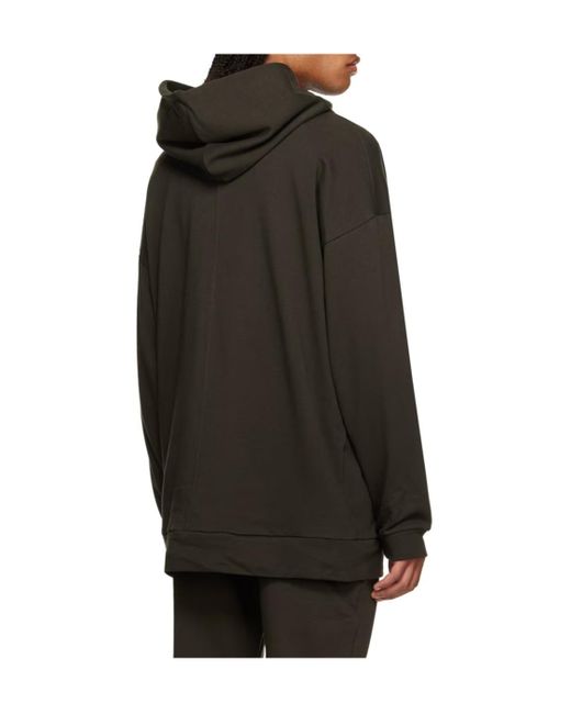 The Row Black Essoni Pullover Hoodie for men
