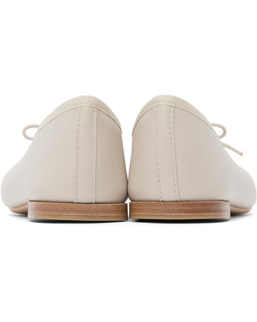 Repetto White Lilouh Ballet Flats