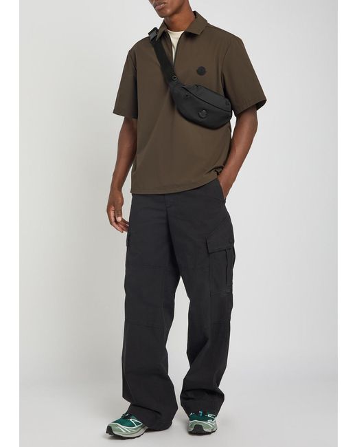 Moncler Green Casual Polo Shirt for men