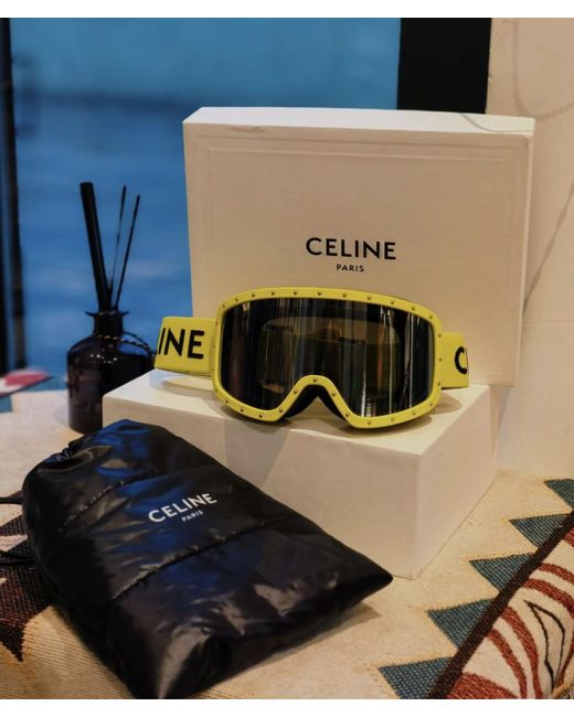 Céline Multicolor Rivet Detail Ski Mirror