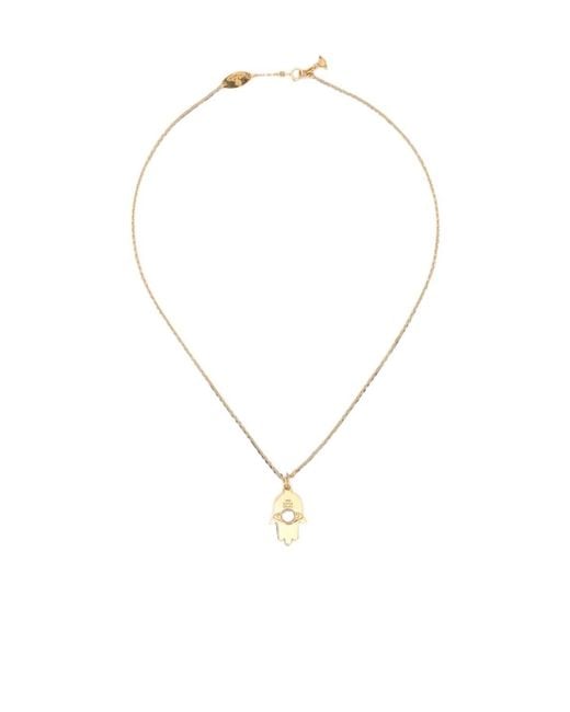 Vivienne Westwood White Marzia Pendant Necklace