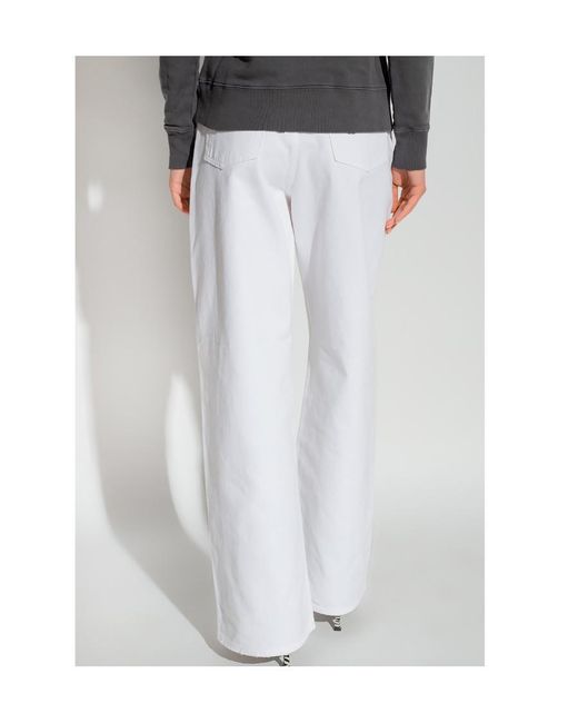 Golden Goose Deluxe Brand White Wide-Leg Jeans