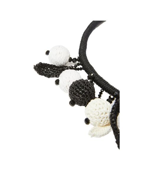 Weekend by Maxmara White Round Pendant Necklace