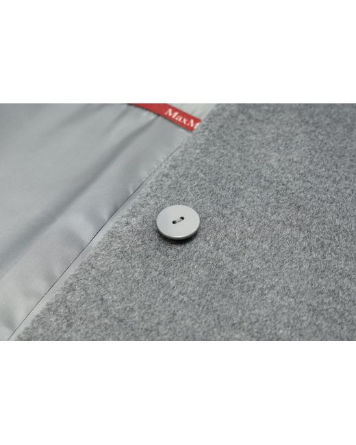 Max Mara Gray Logo Coat