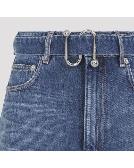 Sportmax Blue Spxfiesta Denim Shorts