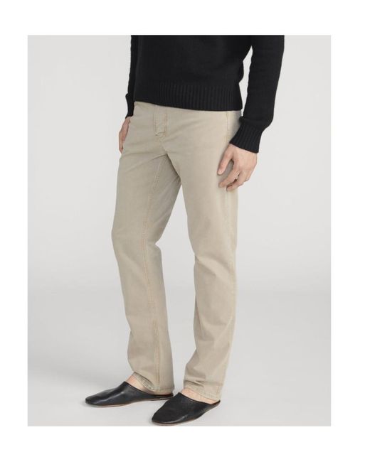 FRAME Natural Five-Pocket Trousers for men