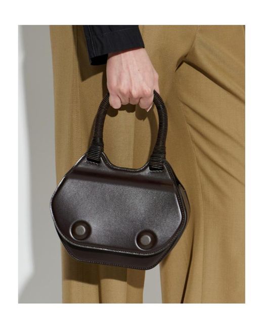 Lemaire Black Frog Mini Tote Bag