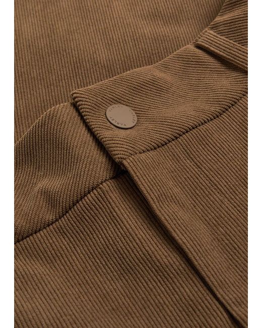 Varley Brown Rocio Wide-Leg Corduroy Trousers