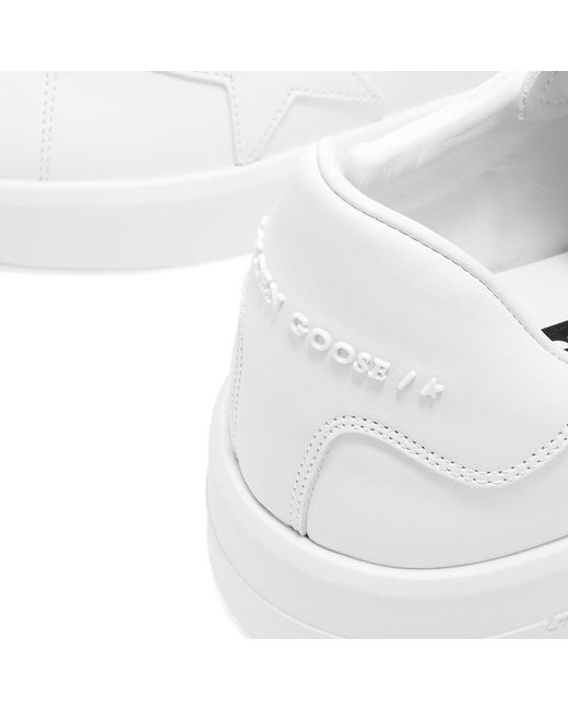 Golden Goose Deluxe Brand White Round Head Lacing Casual Sneakers for men