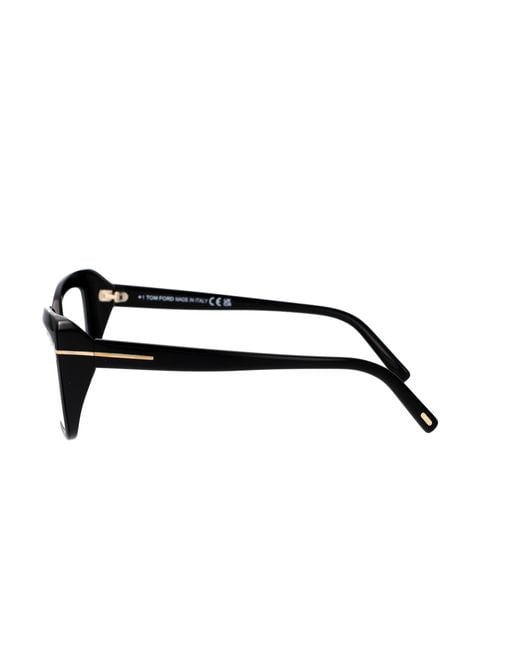 Tom Ford White Eyewear Rectangle Frame Glasses for men