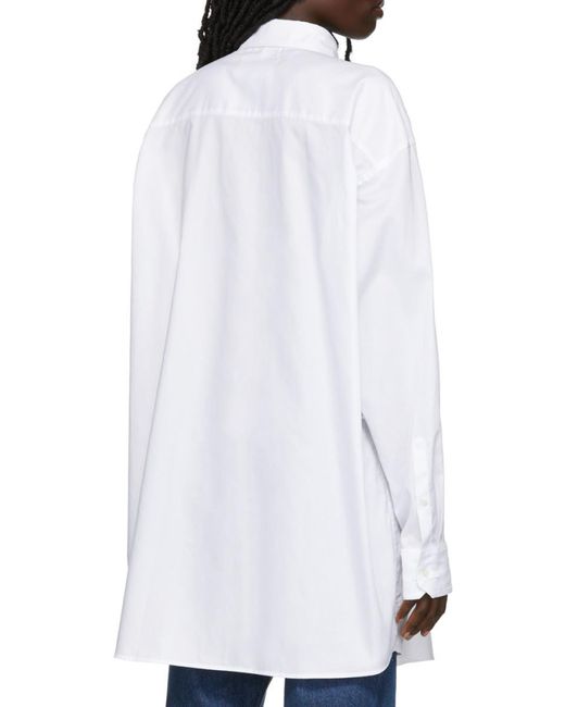 Maison Margiela White Buttoned Long-Sleeved Shirt for men