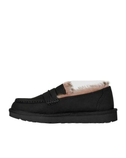 Ugg Black Ellis Loafer Nubuck