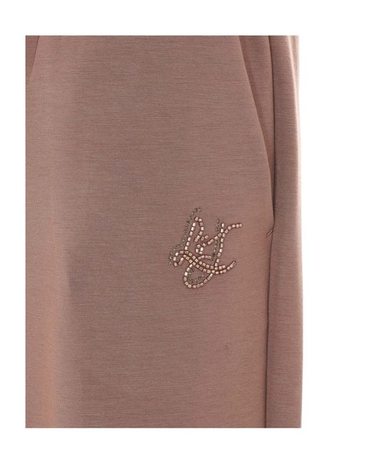 Liu Jo Multicolor Embellished Drawstring Joggers