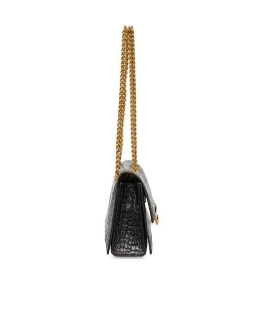 Balenciaga Black Crush Small Shoulder Bag