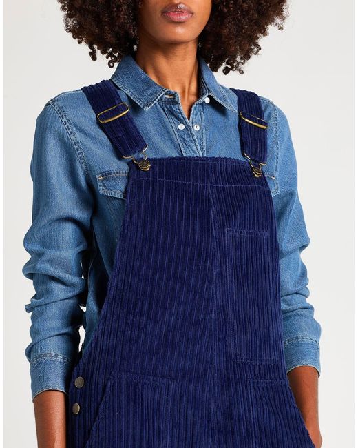 Farm Rio Blue Solid Color Jumpsuit