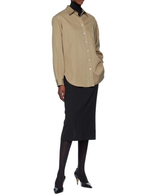 The Row Black Matias Skirt