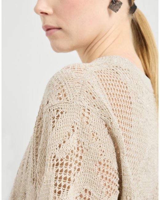 Brunello Cucinelli White Dazzling Water Lillies Mini Dress