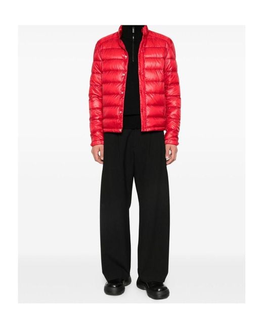 Moncler Red Selves Down Jacket for men