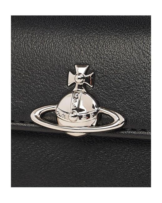 Vivienne Westwood Black Trifold Wallet