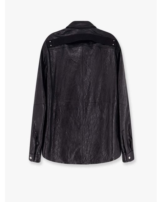 Rick Owens Black Single Breasted Jacket for men
