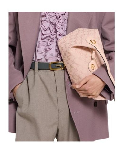 Gucci Pink Monogram Shoulder Bag