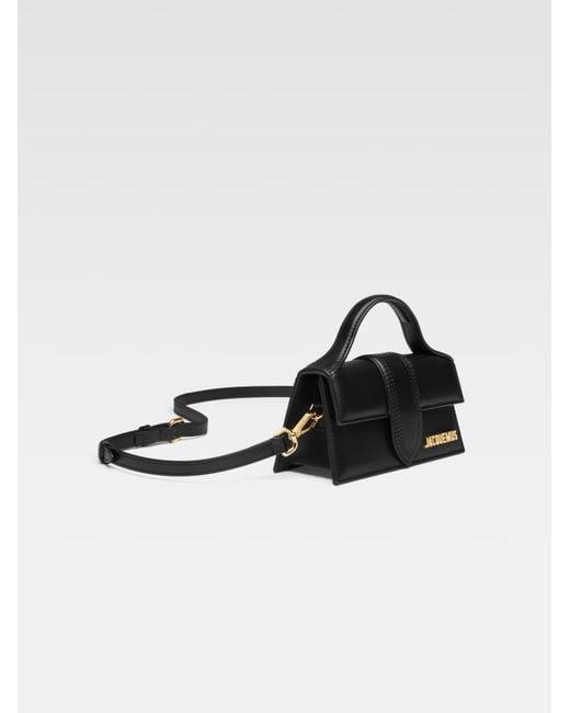 Jacquemus Black Logo Plaque Top Handle Bag