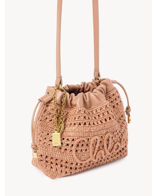 Chloé Pink Chloé Mini Drawstring Shoulder Bag