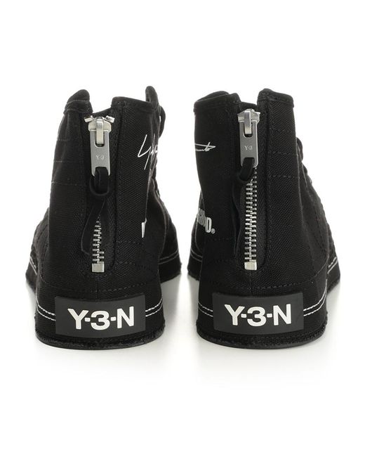 Y-3 Black X Neighborhood Nizza Hi Sneakers for men