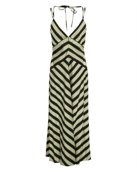 MSGM Green Midi Dresses