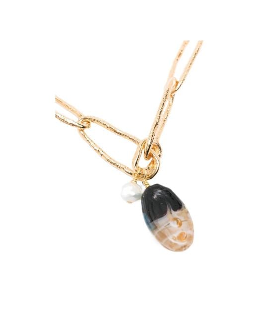Forte_forte Metallic Chain Necklace