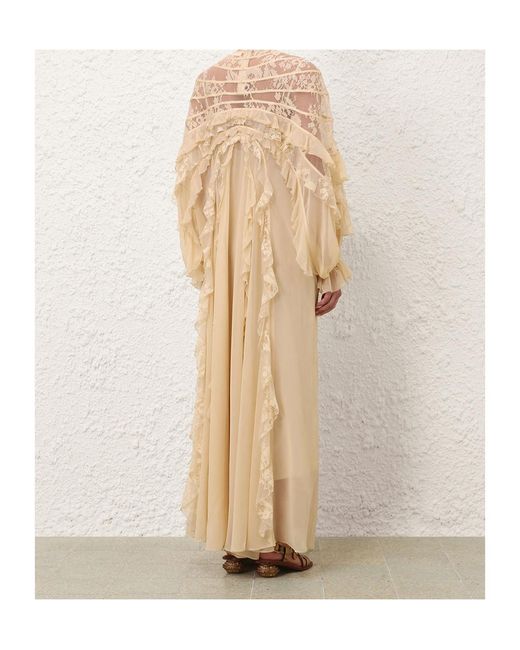 Zimmermann Natural Rebellion Splice Billow Dress