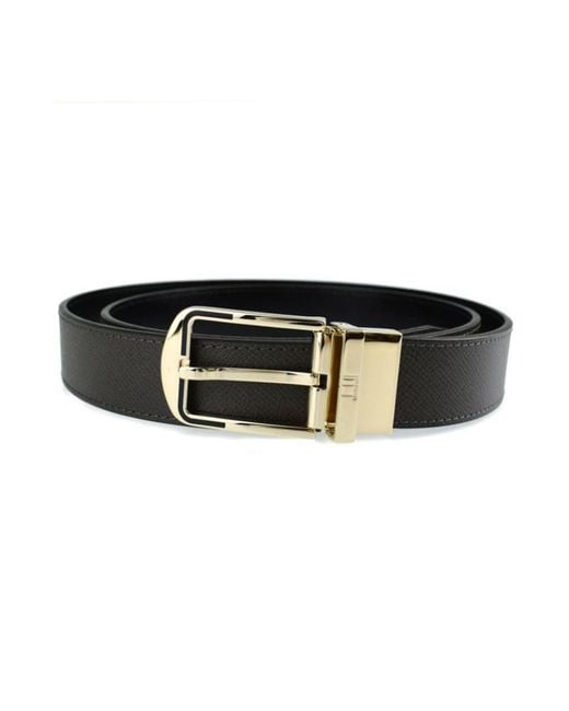 Dunhill Black Logo Belt for men