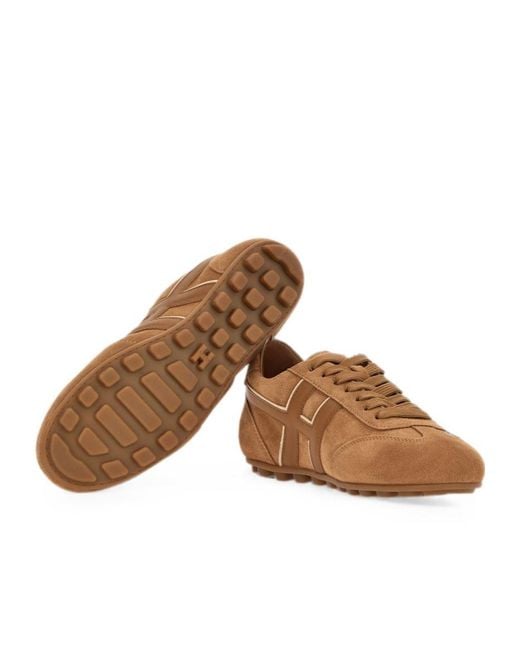 Hogan Brown Olympia Sneakers