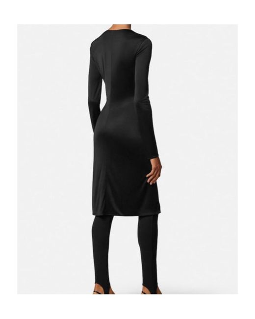 Versace Black Midi Dresses
