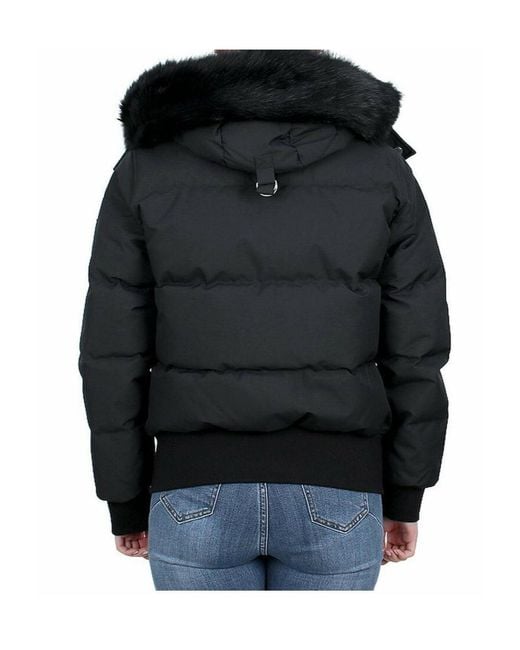 Moose Knuckles Black Long-Sleeved Down Jacket