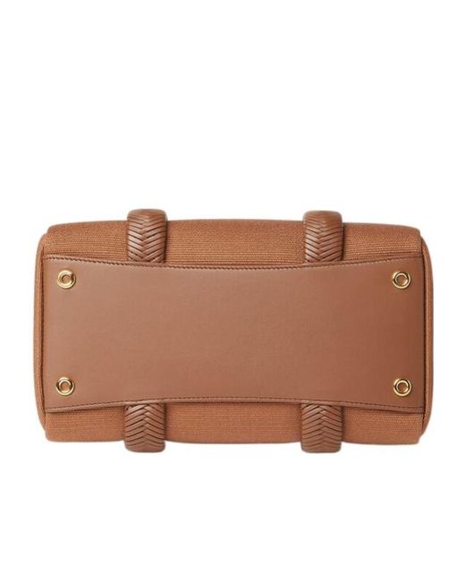 Loro Piana Brown Loom Bag L25