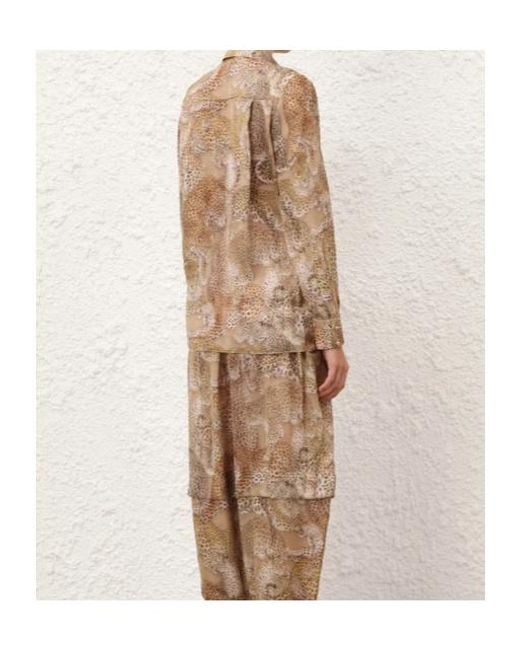 Zimmermann Natural Rebellion Relaxed Shirt