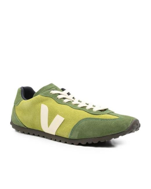 Veja Green Gt Suede V-Logo Sneakers for men