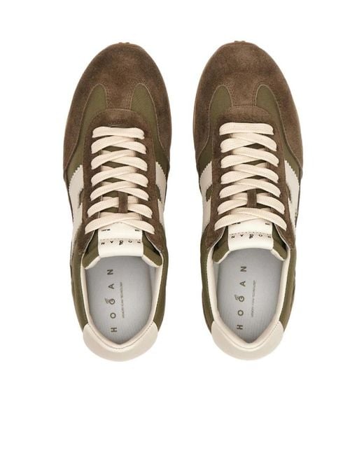 Hogan Green Sneakers Athletic
