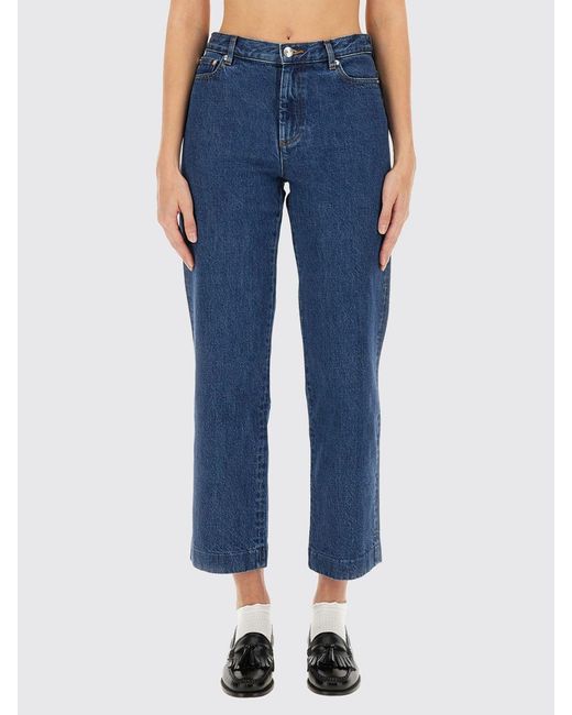 A.P.C. Blue Belt-Loop Jeans